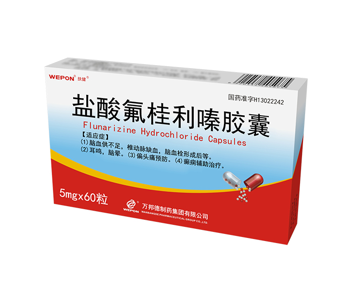 鹽酸氟桂利嗪膠囊